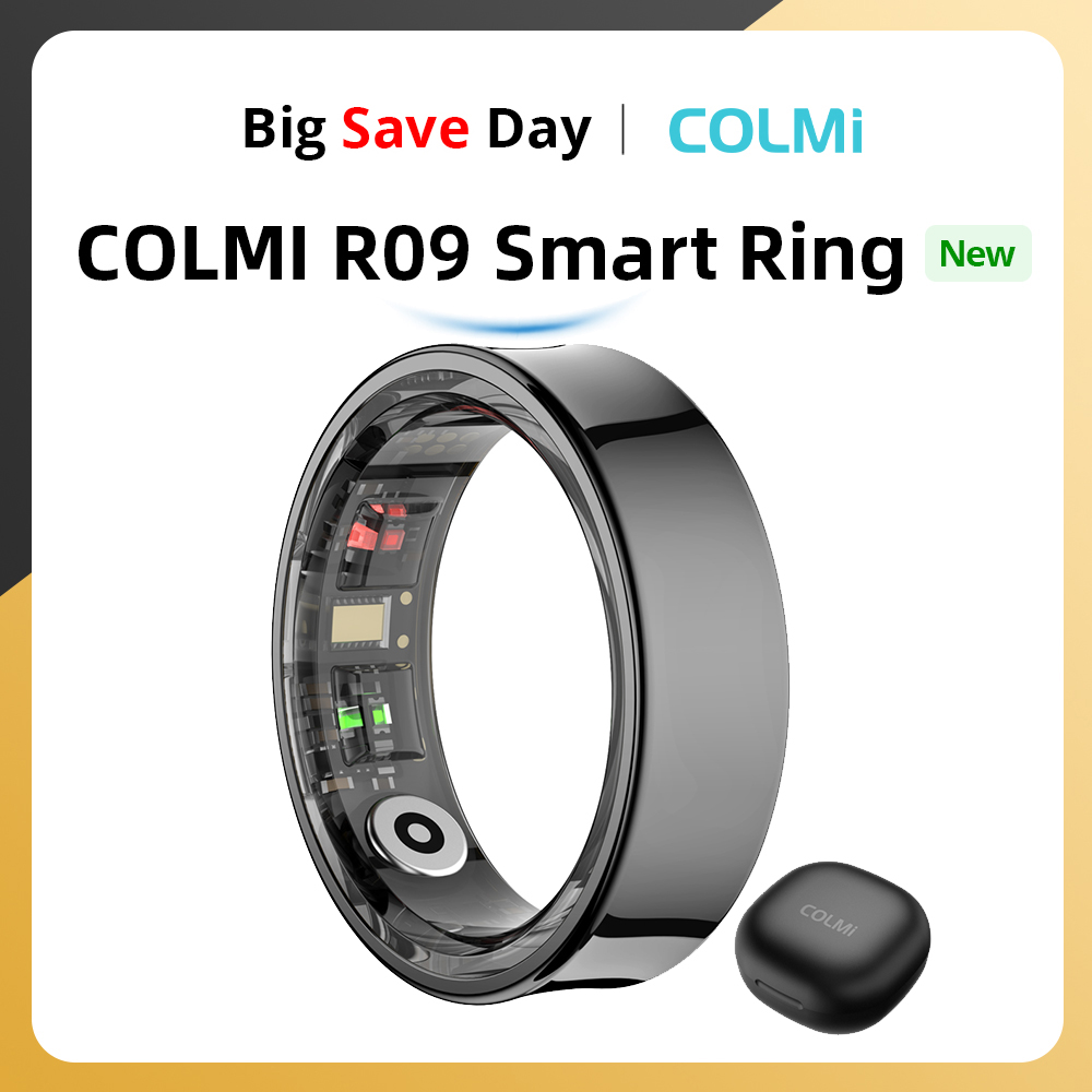 Health Monitors - 2024 COLMI R09 Akıllı Yüzük Erkek