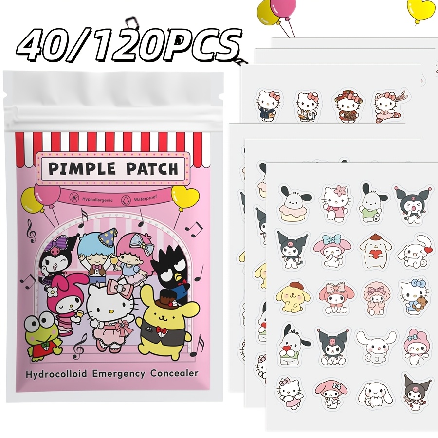 Skincare - 40/120 adet Hello Kitty akne bandı,