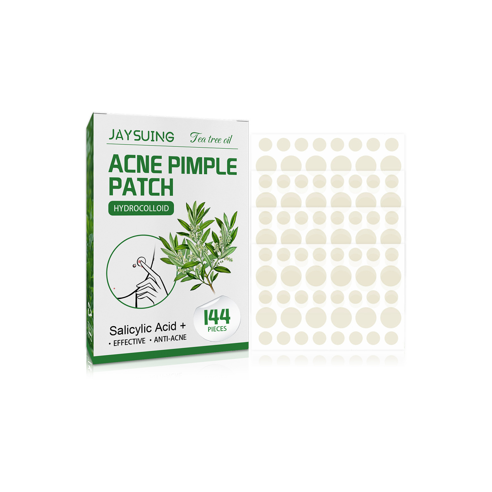 Hydrocolloid Pimple Patch - Hidrokolloid Akne Bantları - Döküntüyü ve