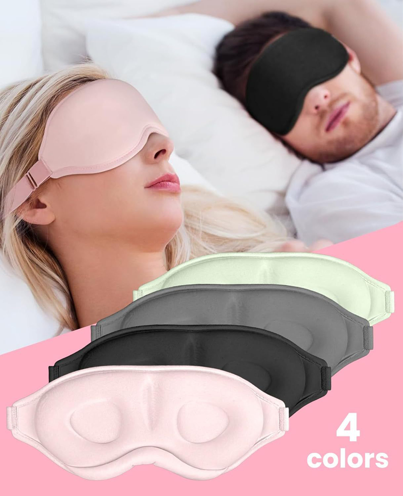 Massage - 3D Uyku Göz Maskesi Seyahat Dinlenme
