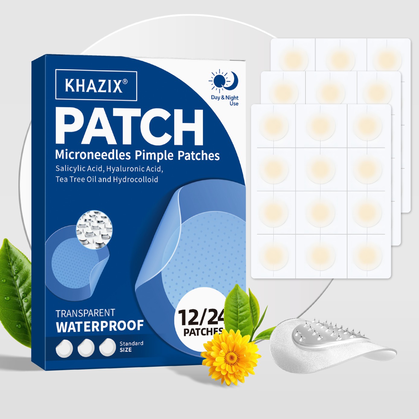 Mikro İğneli Sivilce Bandı (24 - Hydrocolloid Pimple Patch incelemesi ve fiyatı