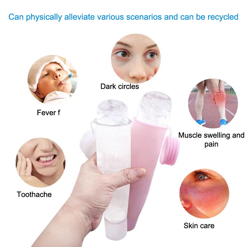 1 adet silikon küp şeklinde bu - Face Ice Roller Puffiness incelemesi ve fiyatı