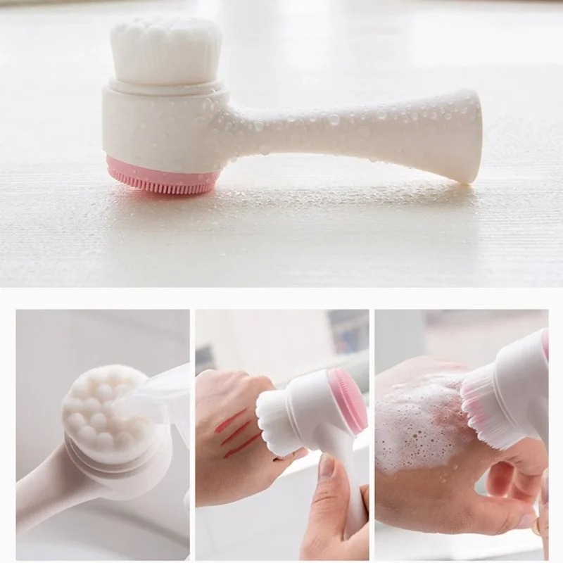 3D Çift Taraflı Manuel Yüz Tem - Silicone Face Scrubber Electric incelemesi ve fiyatı