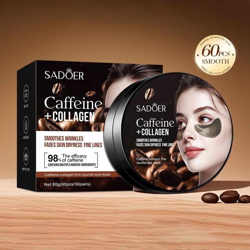 60 adet SADOER Kafein Kristal  - Collagen Under Eye Patches incelemesi ve fiyatı